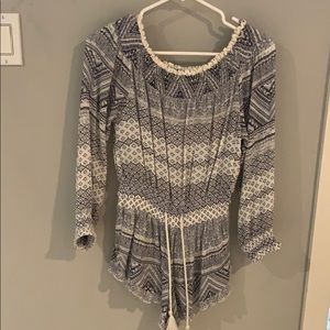 Off the shoulder romper